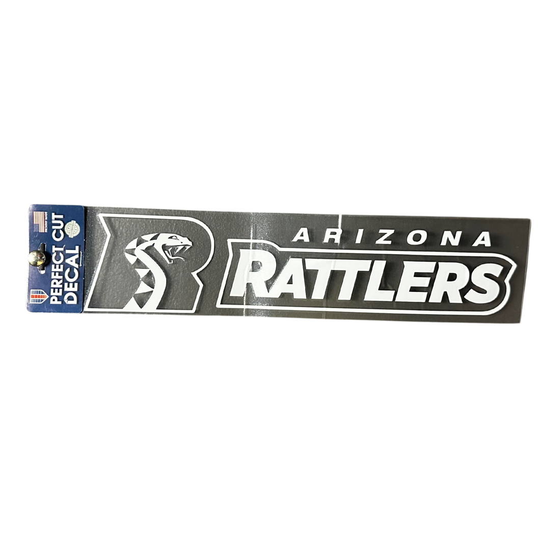 Calcomanía para ventana de Arizona Rattlers de 4