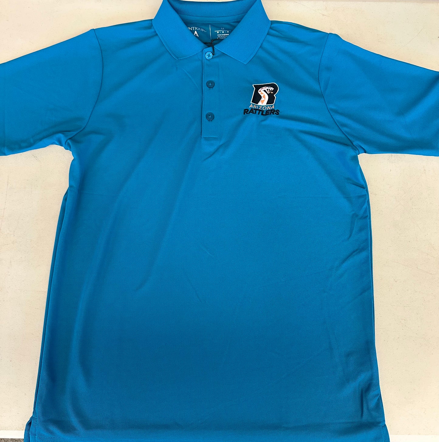 Teal Antigua Rattlers Polo