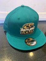 Teal Hat With Snake Logo