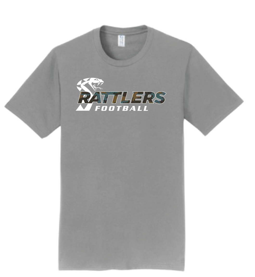 Grey Fan Favorite Tee- Rattlerized Design