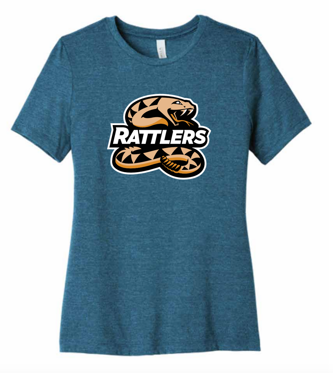 Women's Heather Tee - Snake Logo