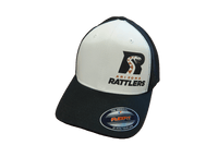 Black and White Arizona Rattlers FlexFit Cap