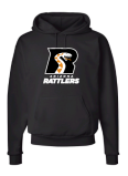 Black Arizona Rattler Pullover Hoodie