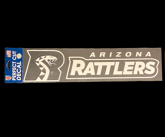 Arizona Rattlers 4" x 17" Window Decal