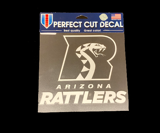 Arizona Rattlers 8" x 8" Window Decal