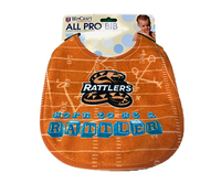 Rattlers Baby Bib